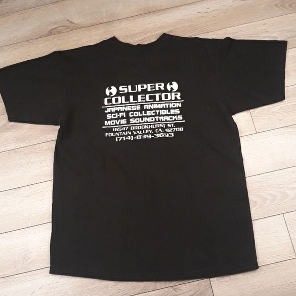 RARE VF-1S‎ Roy Fokker Toy Black Cotton USA Robotech Mens T-Shirt Sz L VTG - Picture 5 of 6